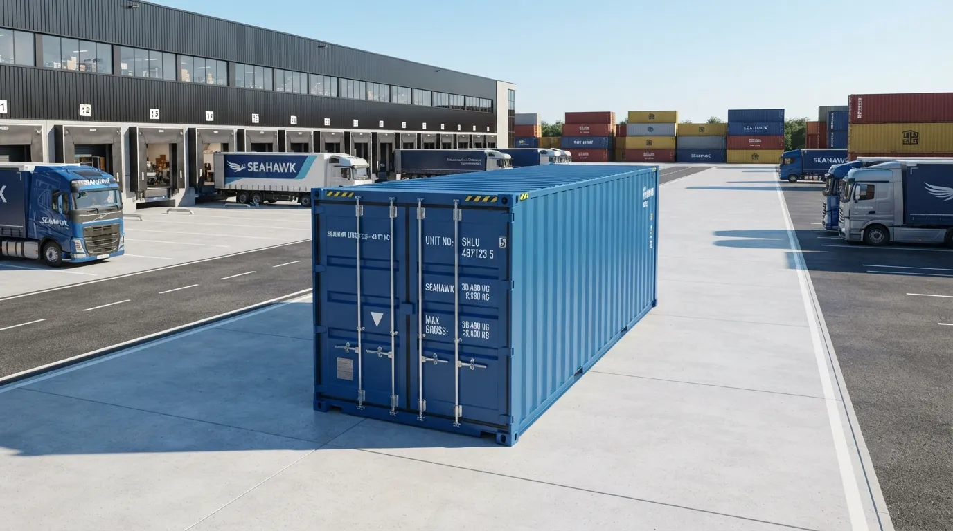 40ft storage container from our Gresham fleet